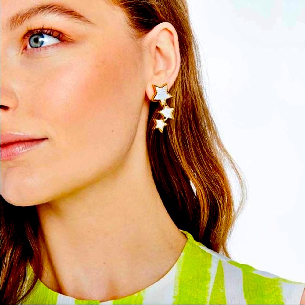 Mignonne Gavigan Star Triple Earrings